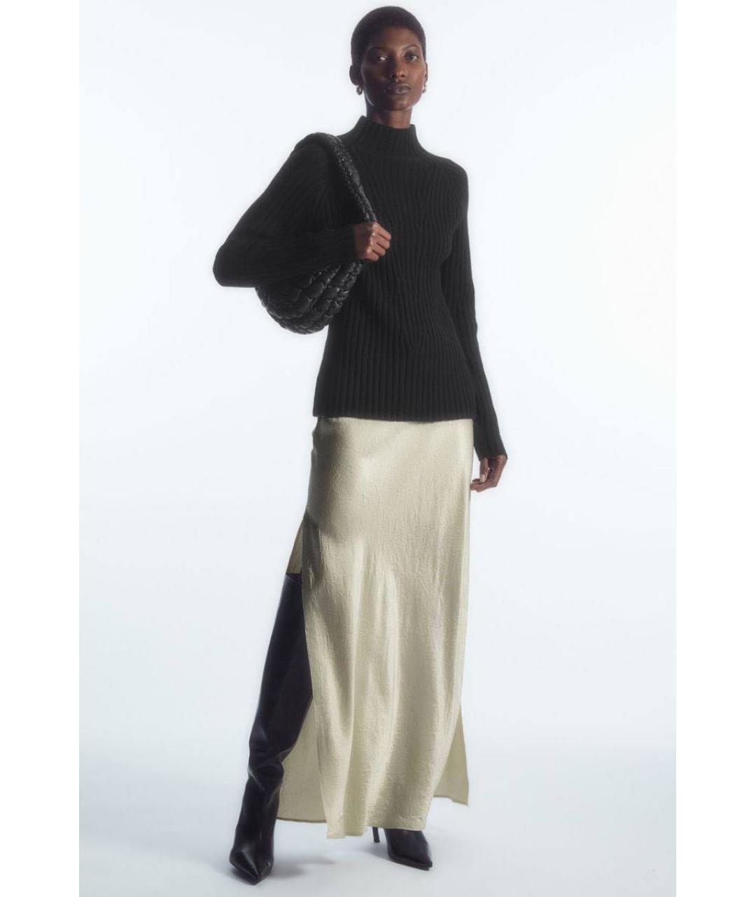 COS Черный кашемировый джемпер / свитер, фото 7