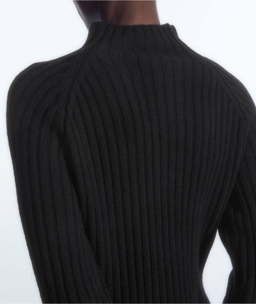 COS Черный кашемировый джемпер / свитер, фото 2