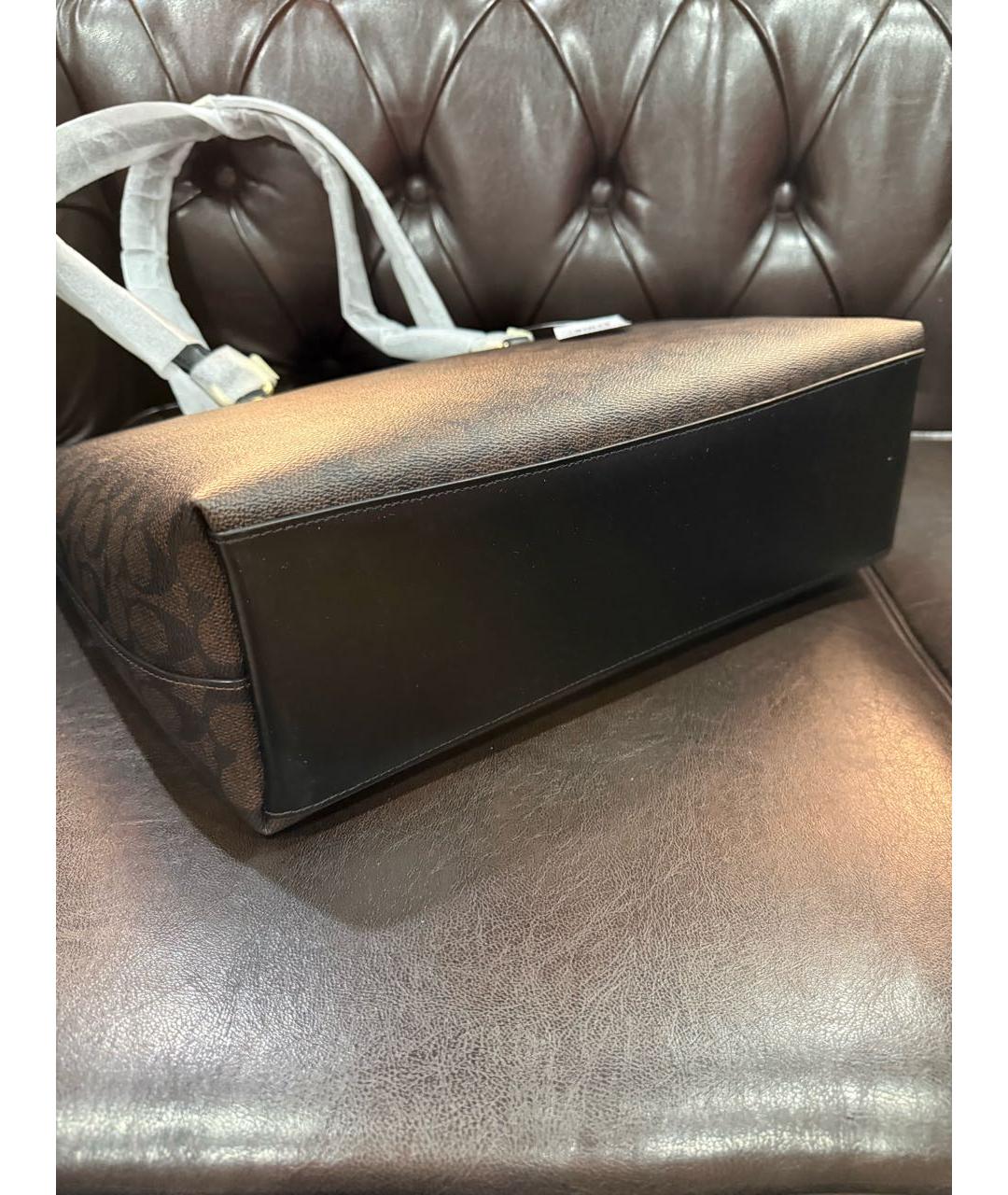 COACH Коричневая сумка тоут, фото 5