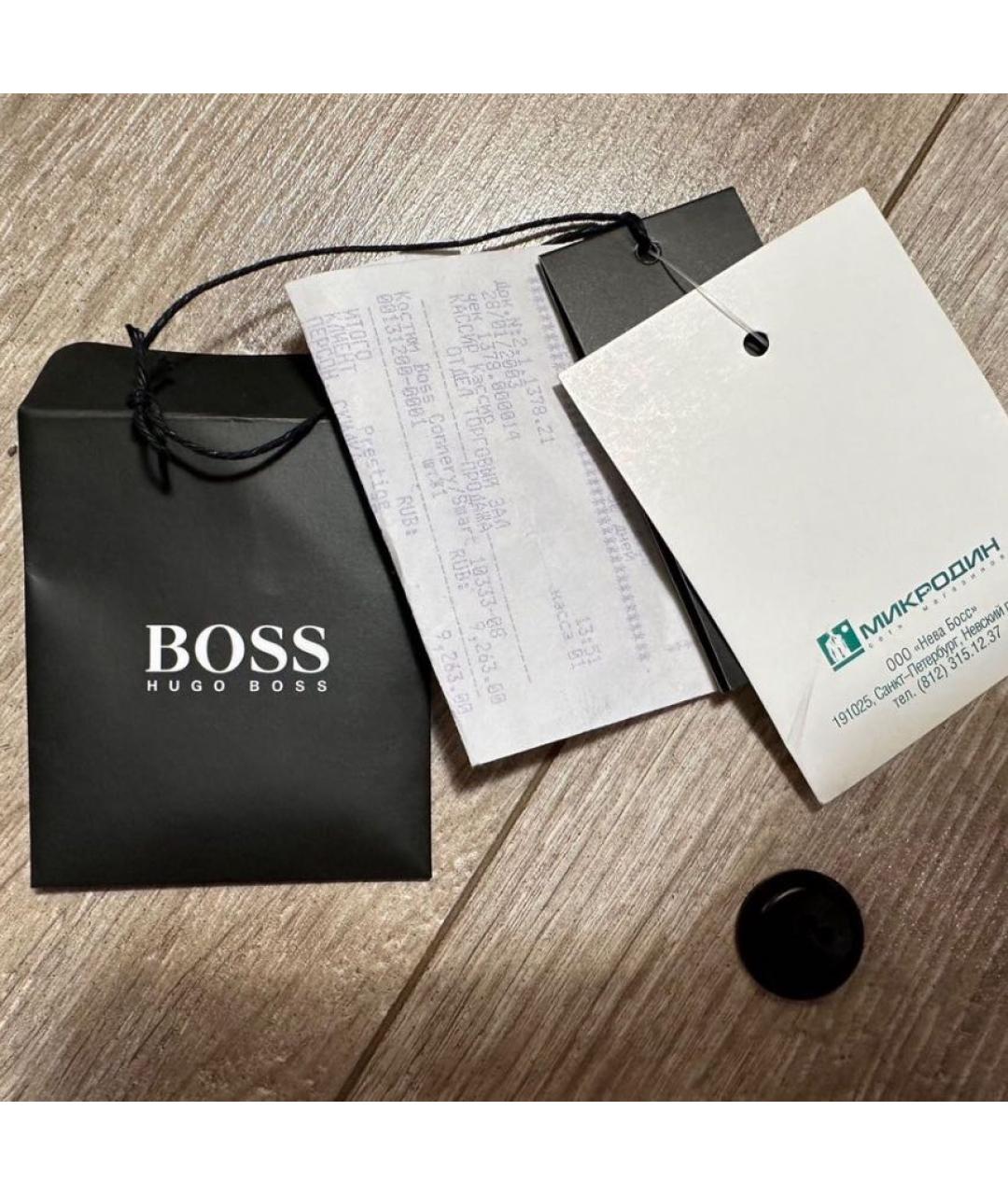HUGO BOSS Черный классический костюм, фото 6