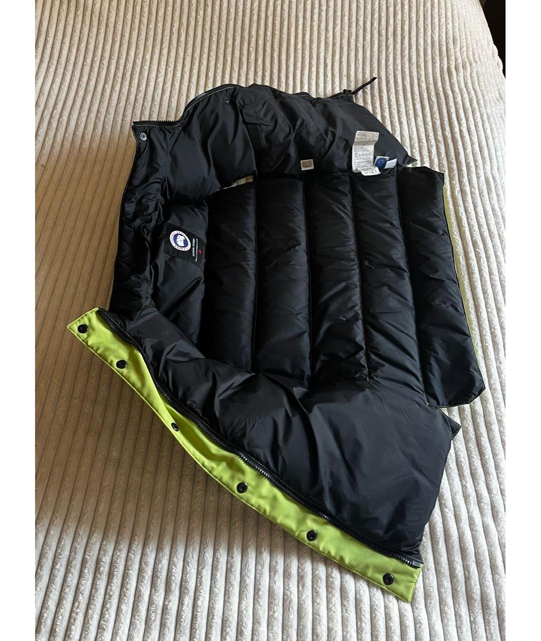 CANADA GOOSE Салатовый полиэстеровый жилет, фото 6