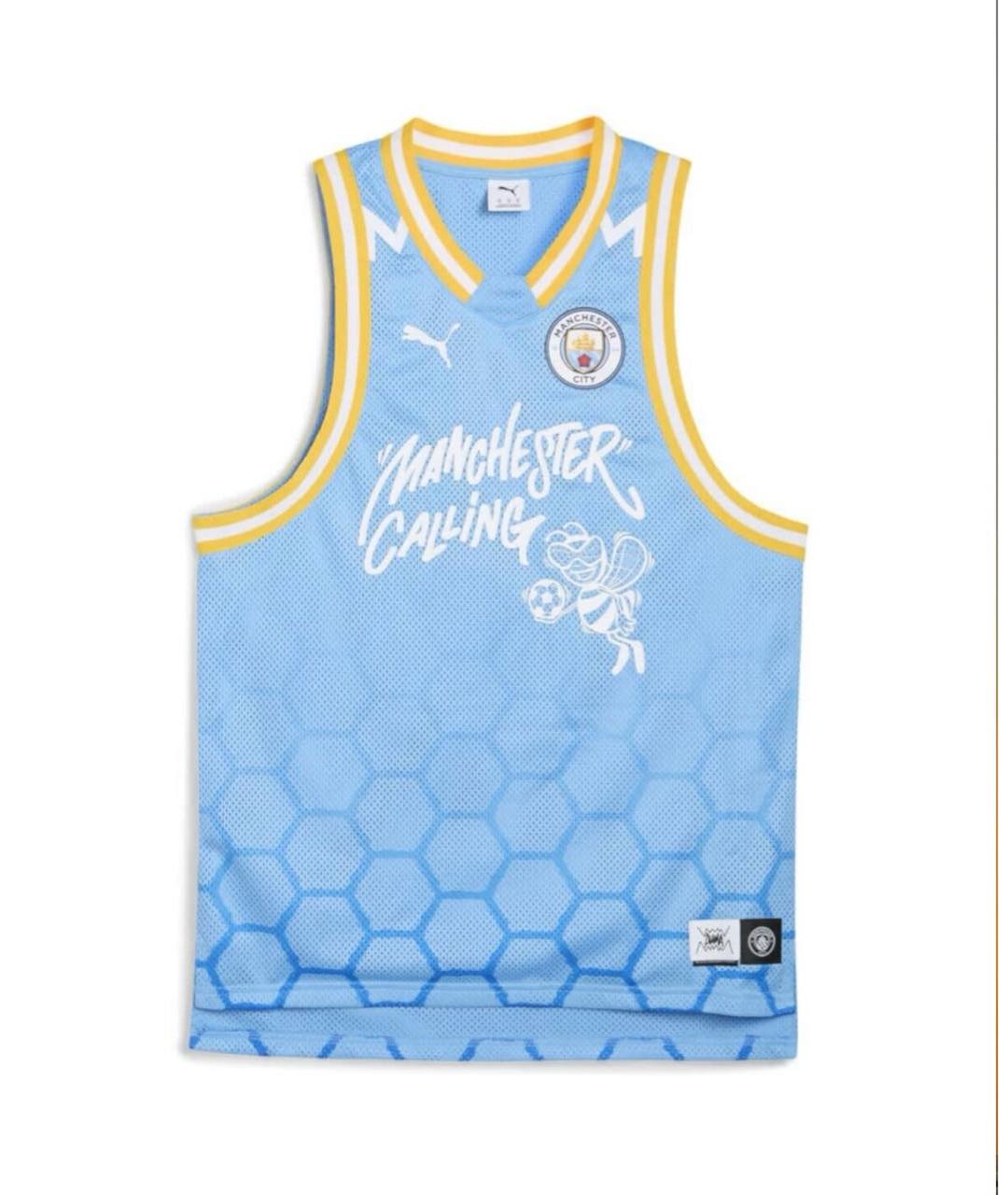 PUMA Голубая синтетическая майка, фото 8