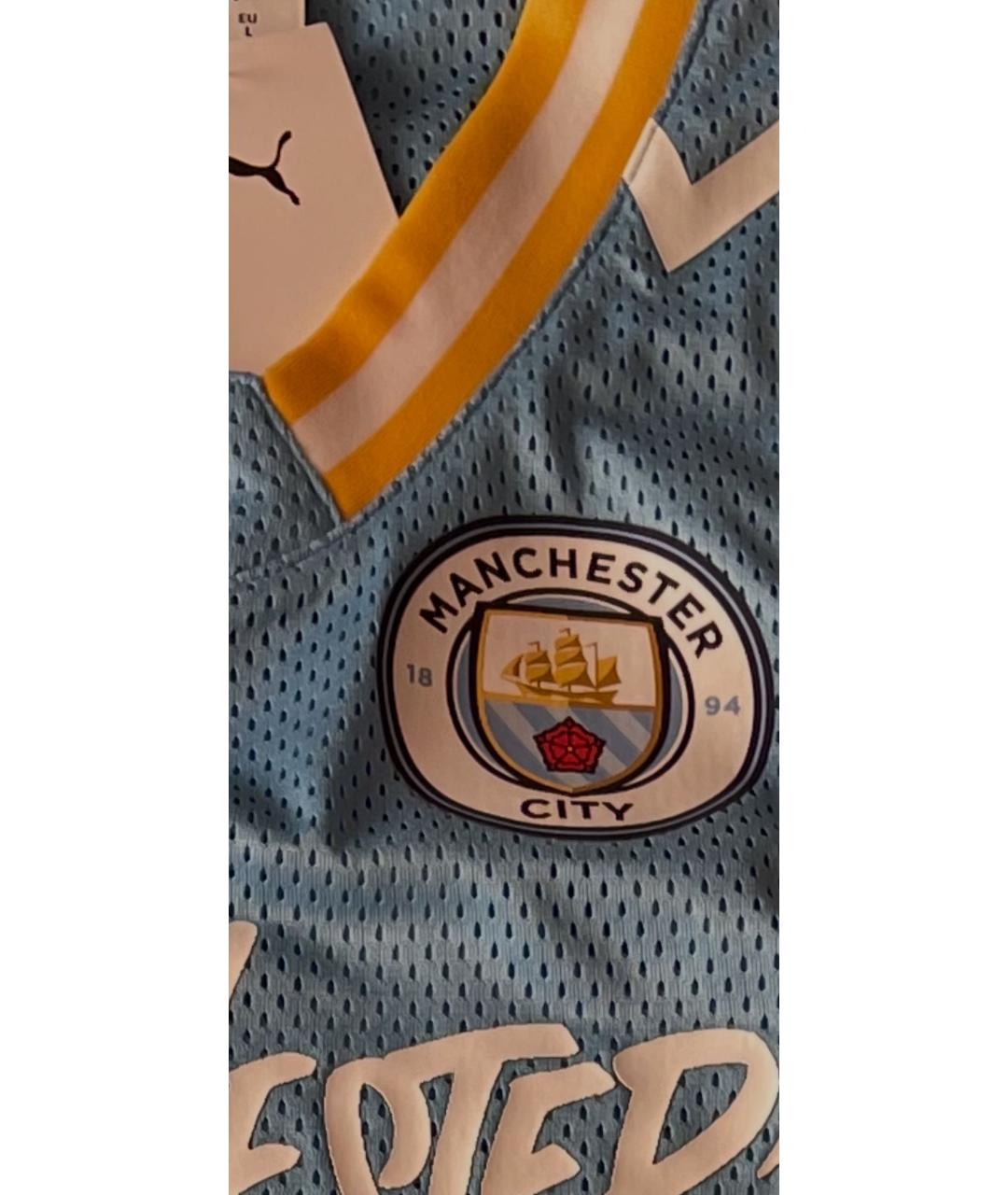 PUMA Голубая синтетическая майка, фото 5