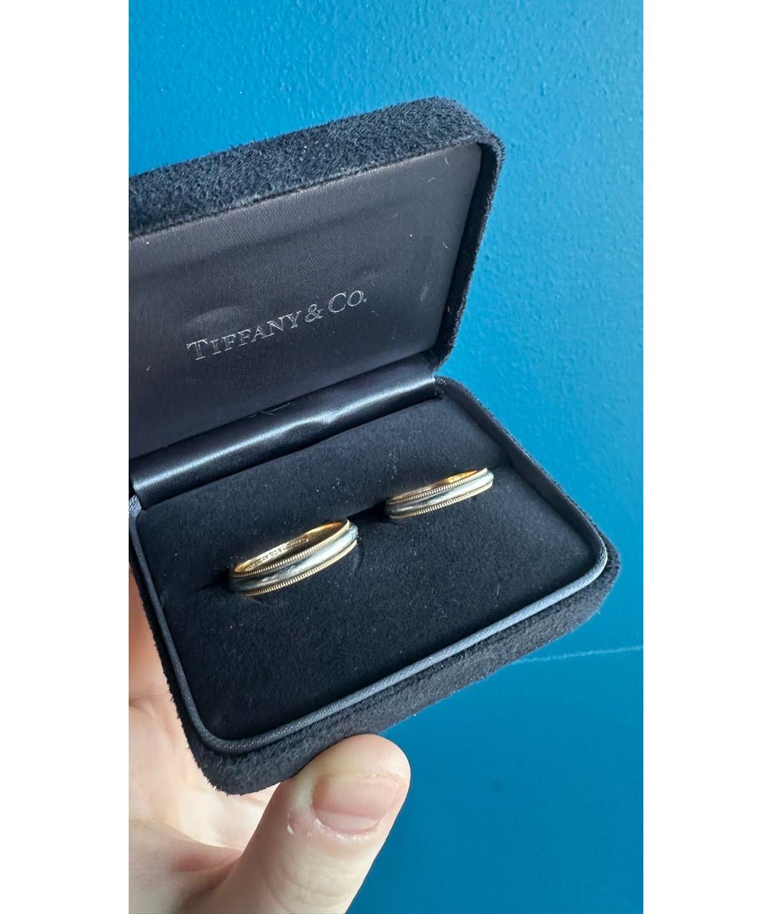 TIFFANY&CO Серебряное платиновое кольцо, фото 3