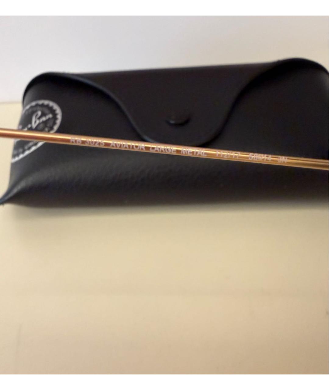 RAY BAN Синие металлические солнцезащитные очки, фото 5