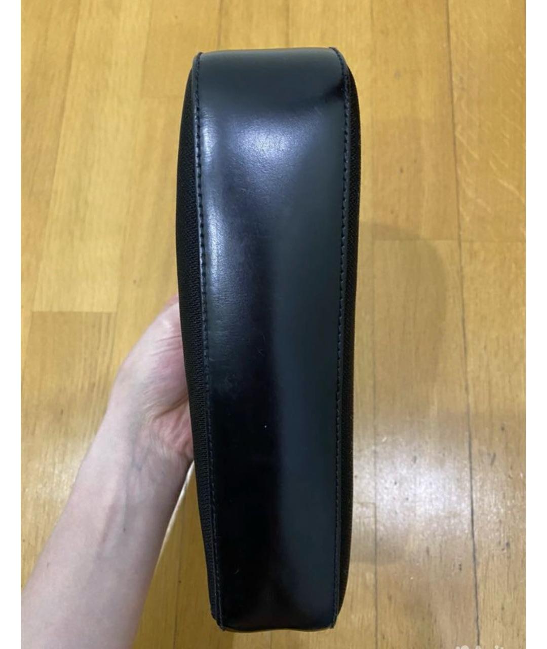 FERRAGAMO Черная хлопковая сумка через плечо, фото 3