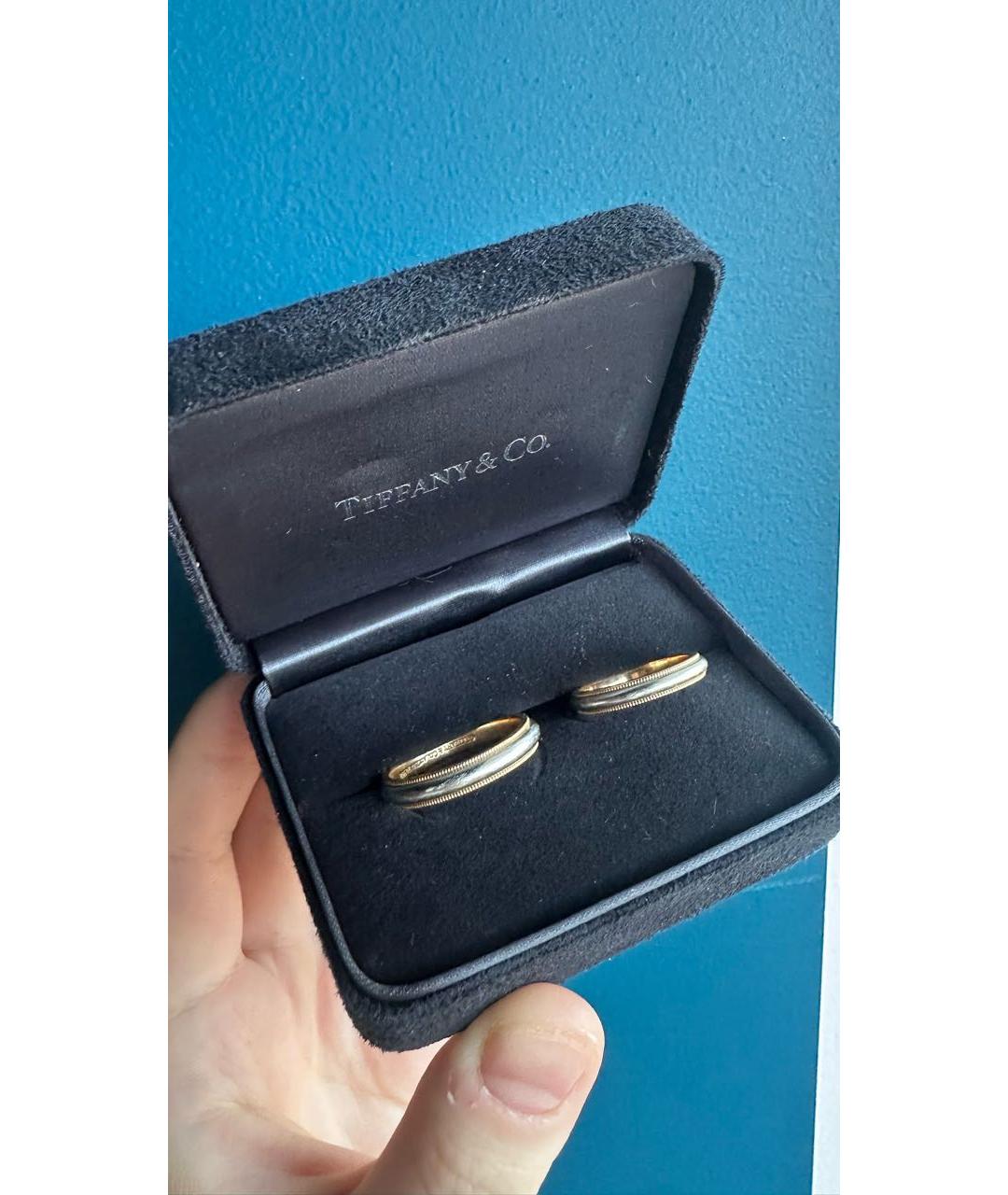 TIFFANY&CO Серебряное платиновое кольцо, фото 3