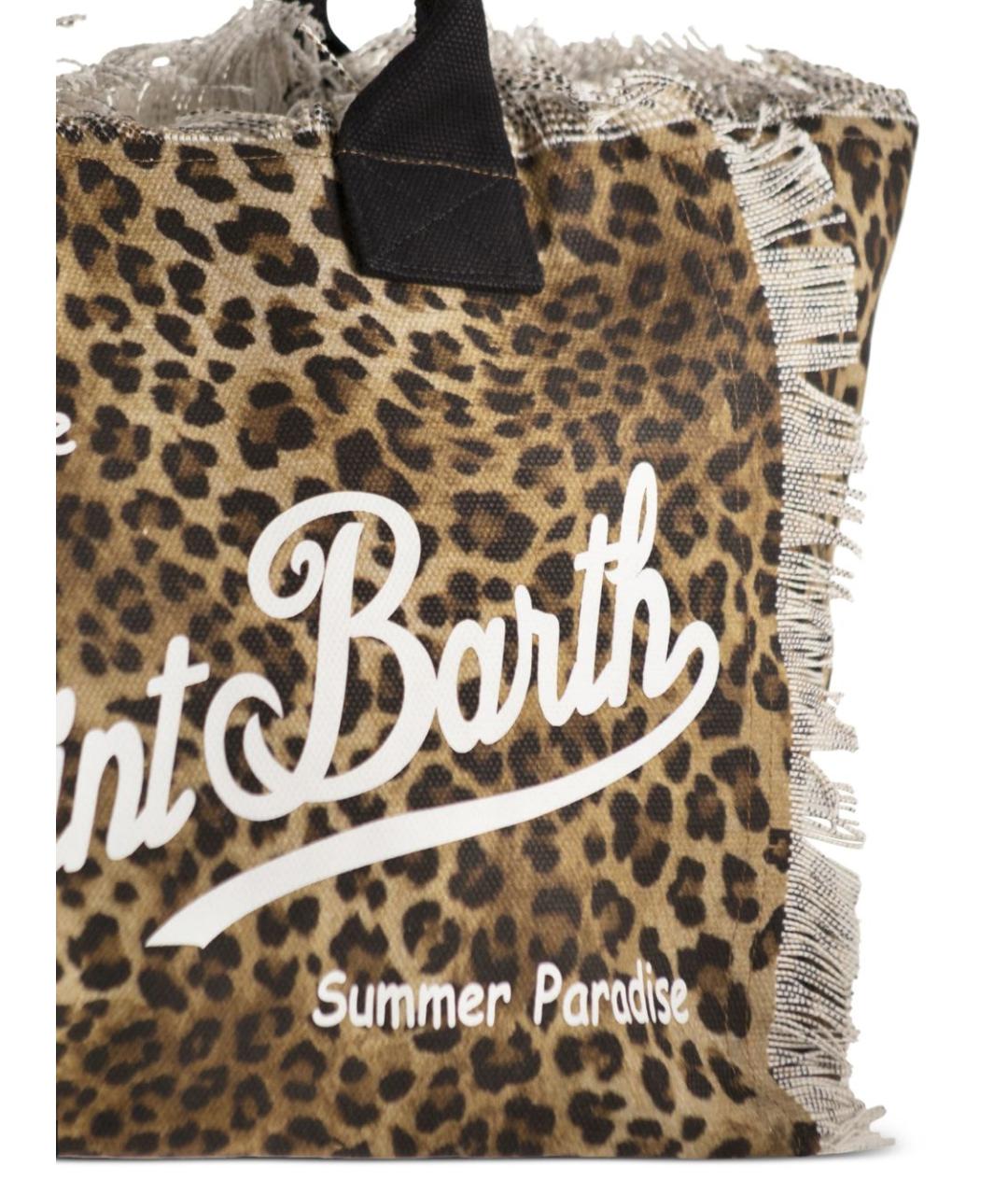 MC2 SAINT BARTH Черная хлопковая сумка тоут, фото 5