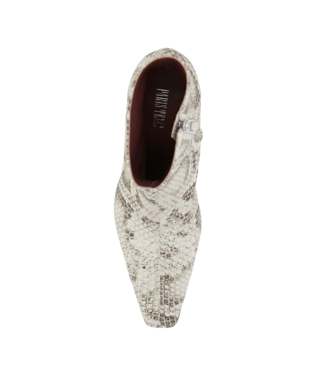 PARIS TEXAS Бежевые кожаные ботильоны, фото 2