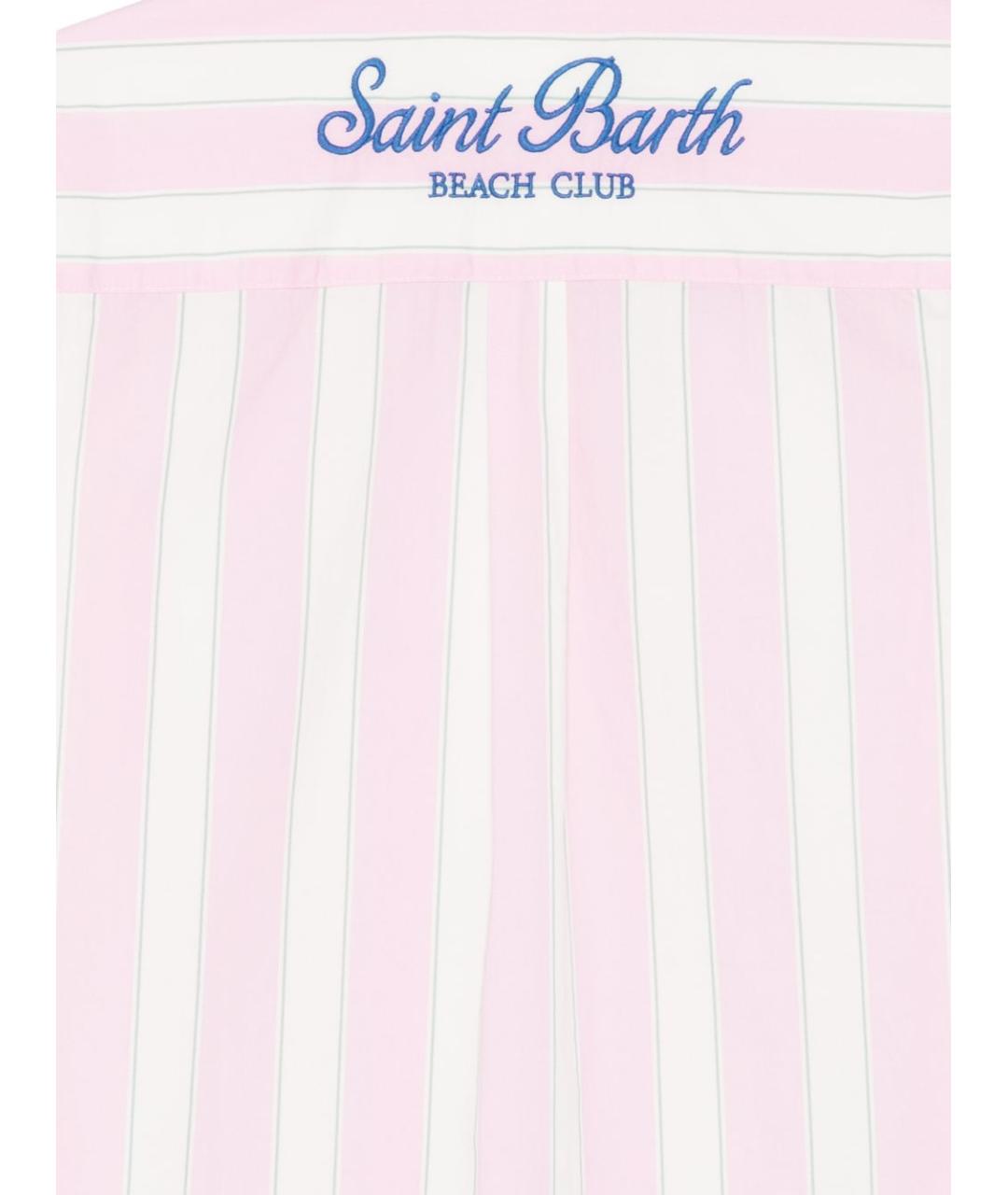 MC2 SAINT BARTH Розовая хлопковая рубашка, фото 2