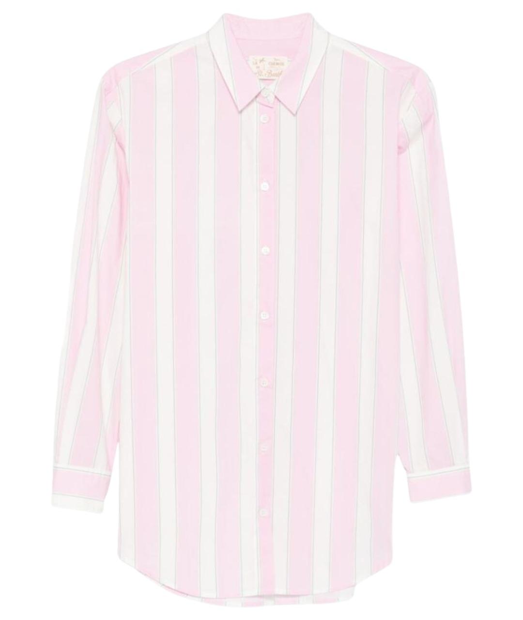 MC2 SAINT BARTH Розовая хлопковая рубашка, фото 1