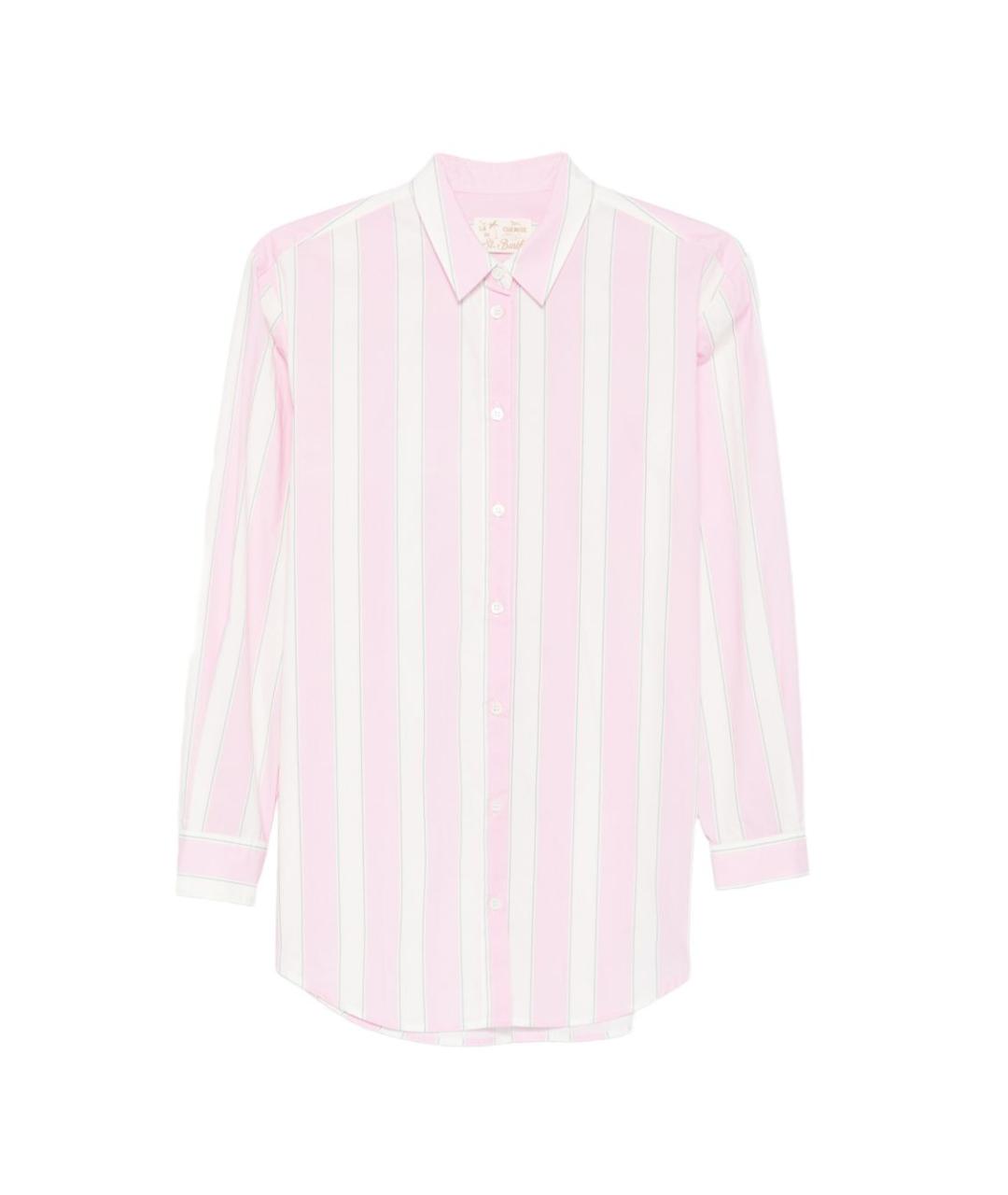 MC2 SAINT BARTH Розовая хлопковая рубашка, фото 4