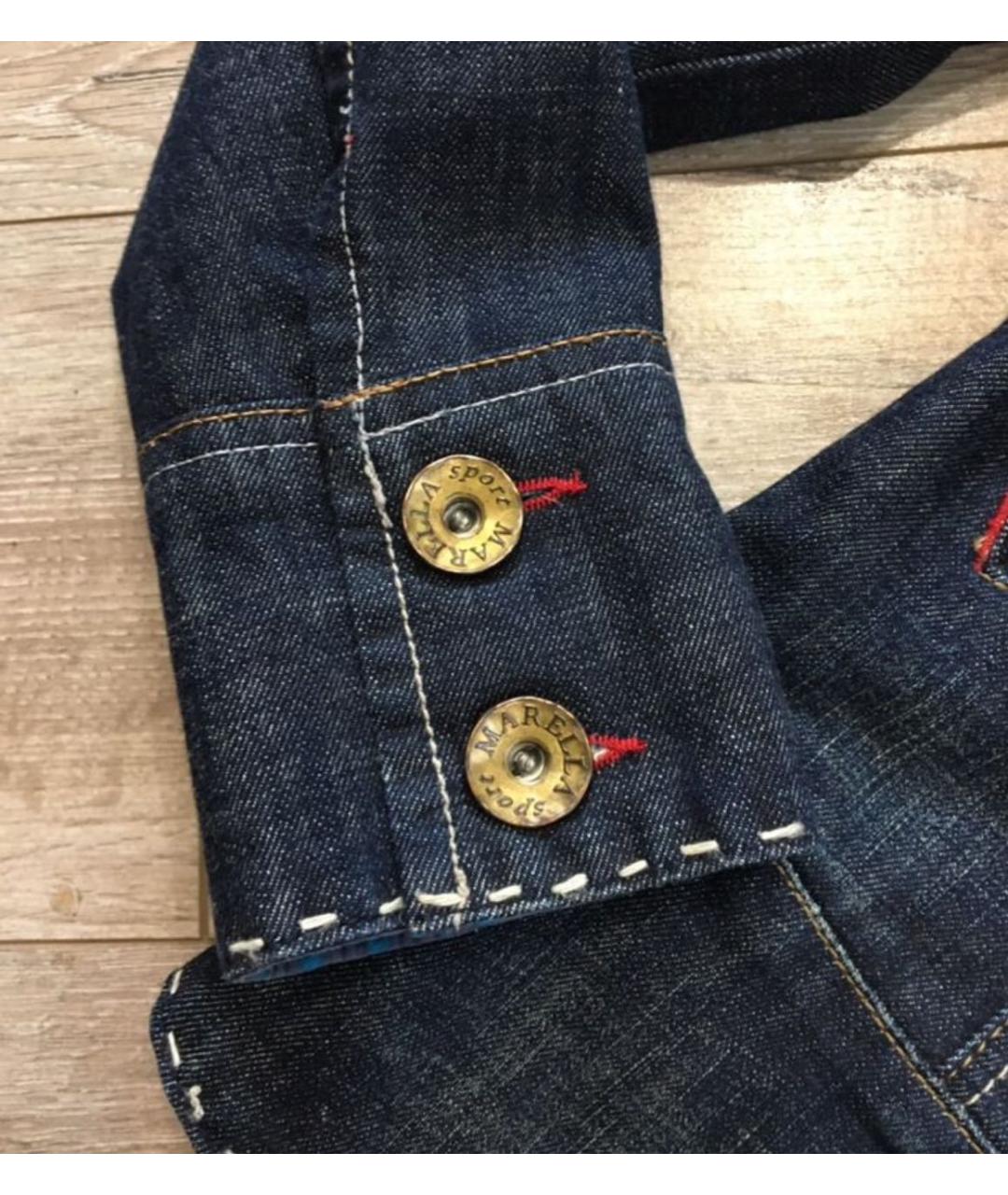 MARELLA Синяя деним куртка, фото 5