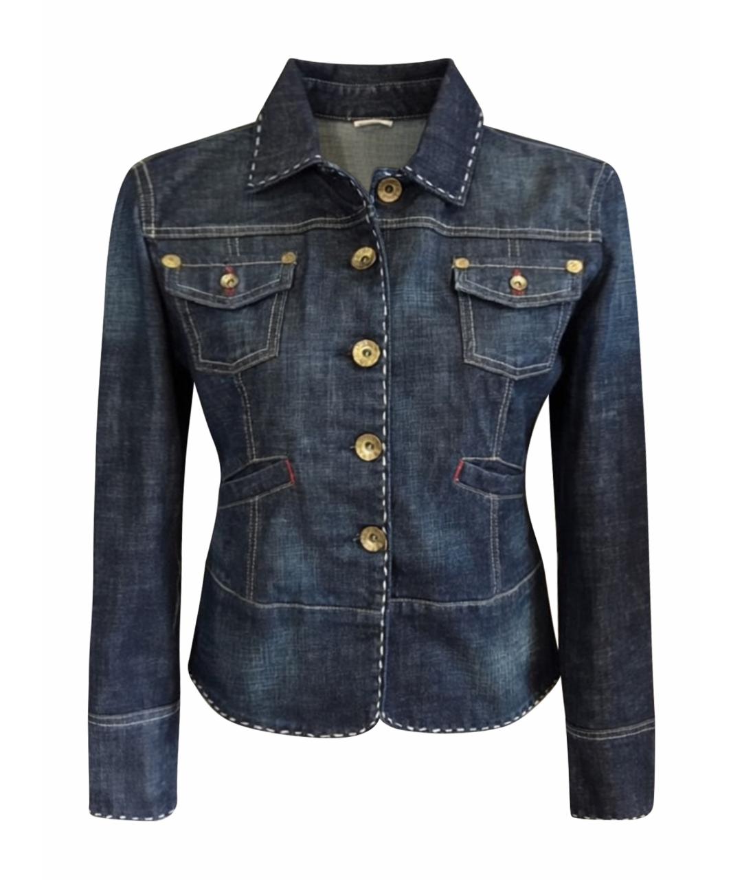 MARELLA Синяя деним куртка, фото 1