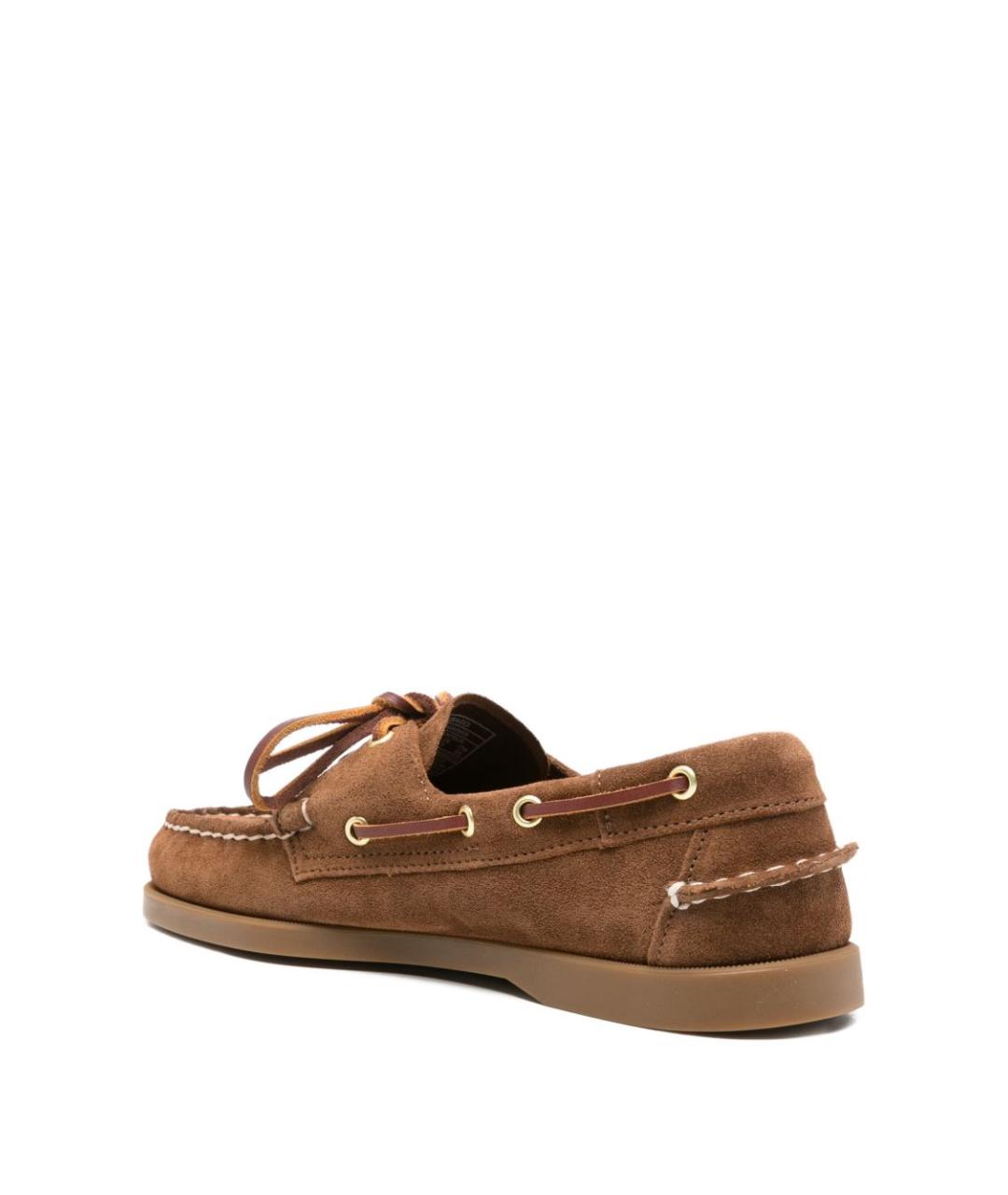 SEBAGO Коричневые замшевые низкие ботинки, фото 2