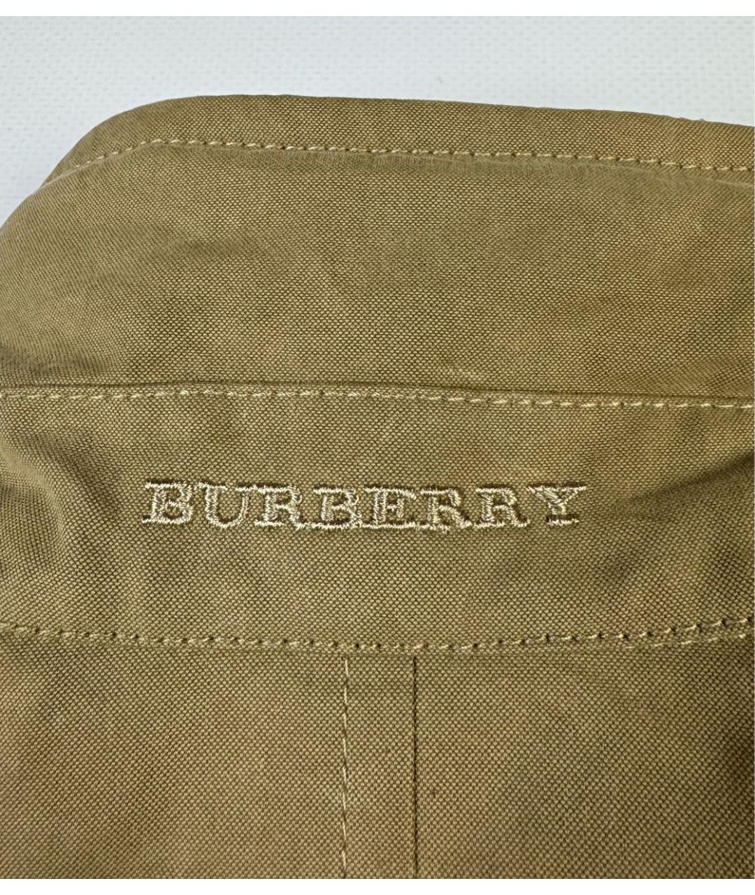 BURBERRY Бежевая хлопковая куртка, фото 7