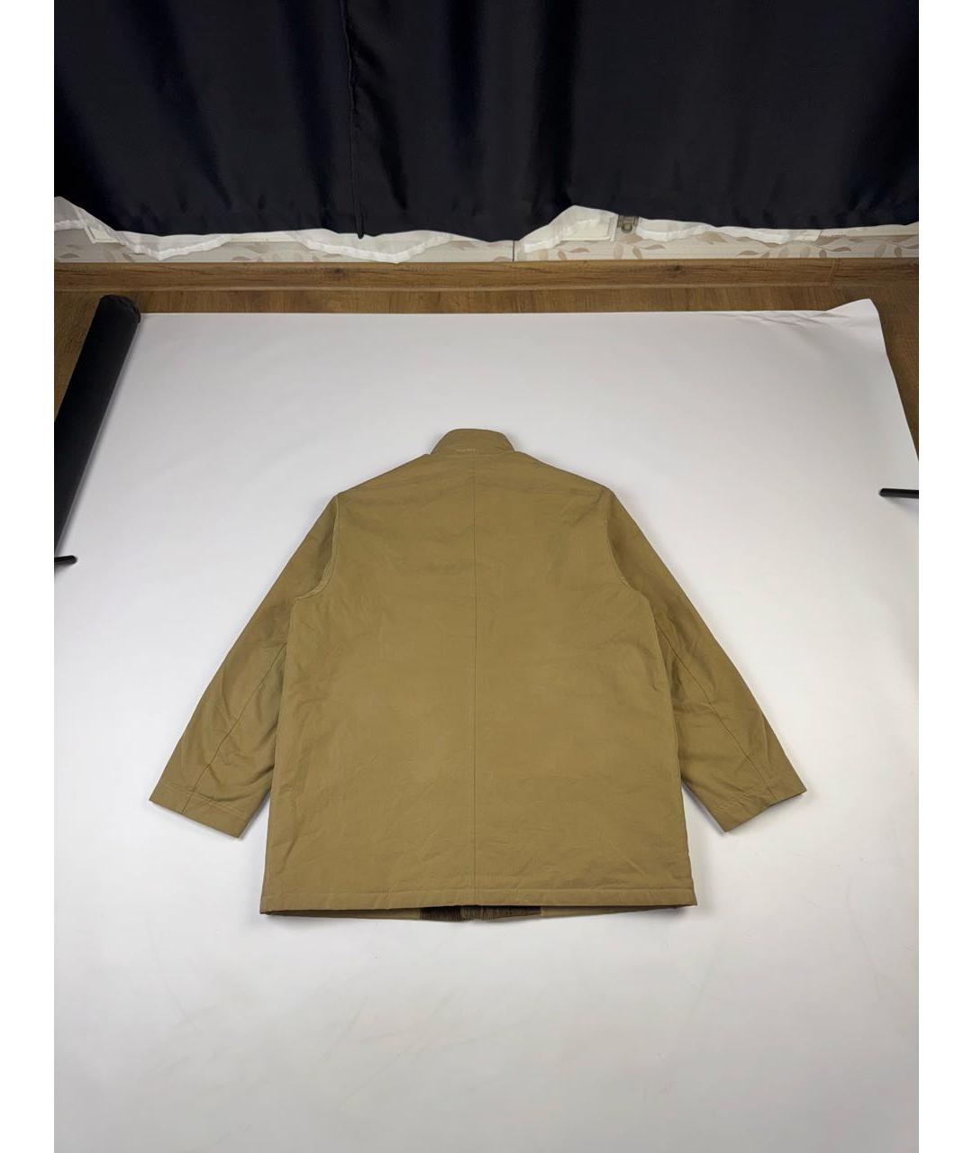 BURBERRY Бежевая хлопковая куртка, фото 2