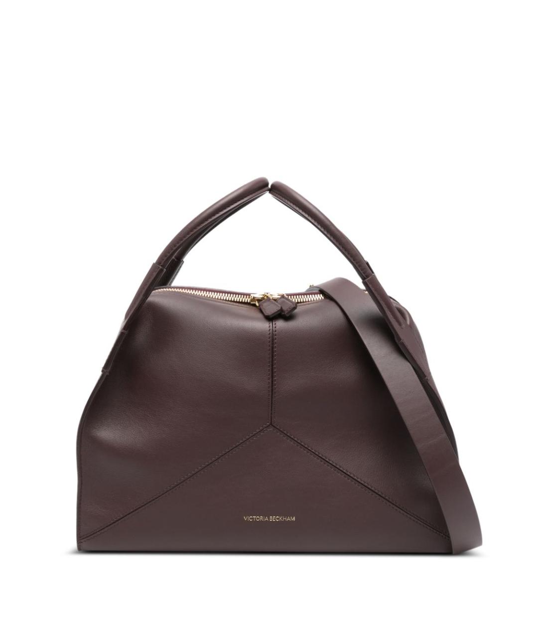 VICTORIA BECKHAM Бордовая кожаная сумка через плечо, фото 1