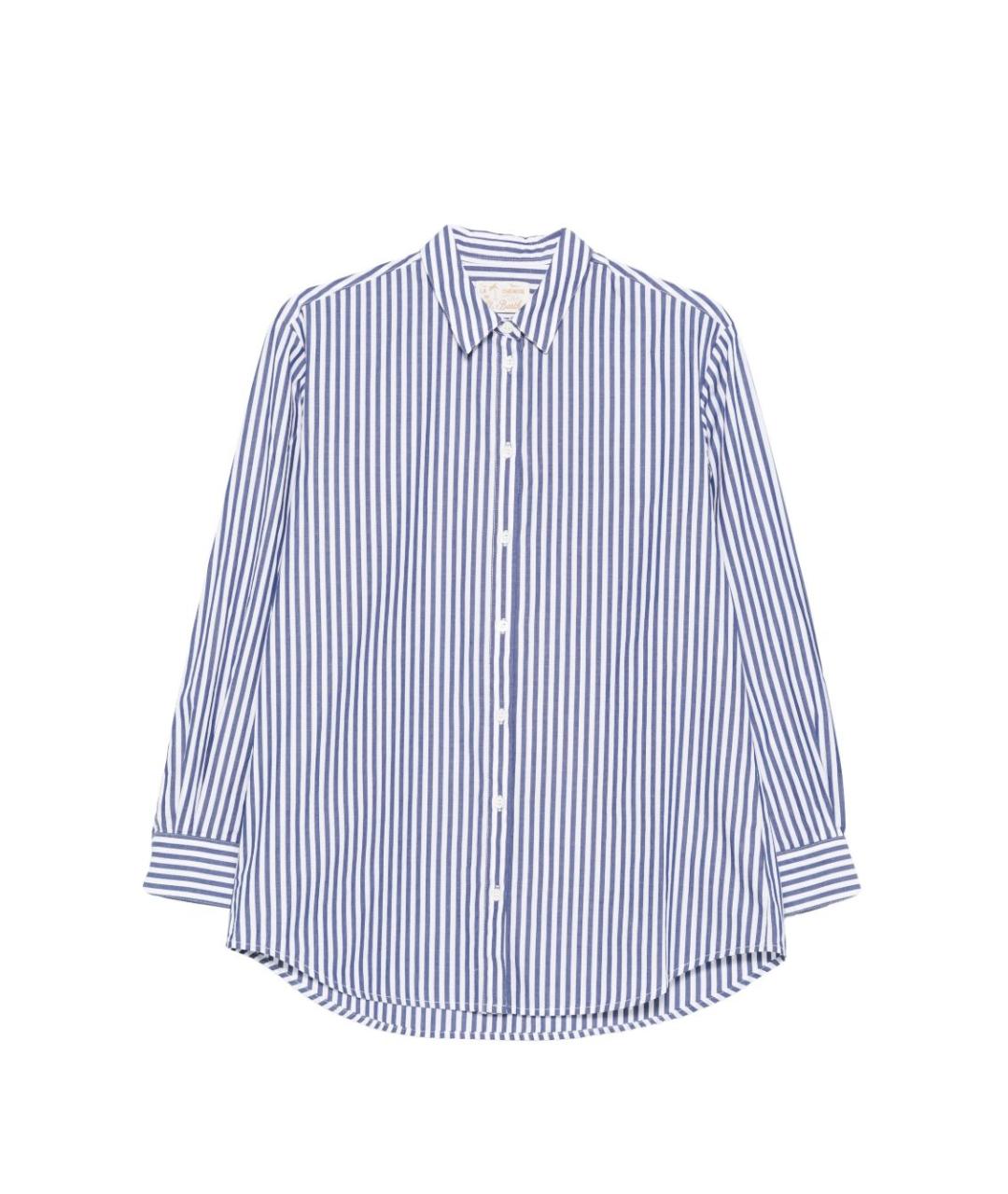 MC2 SAINT BARTH Синяя хлопковая рубашка, фото 1