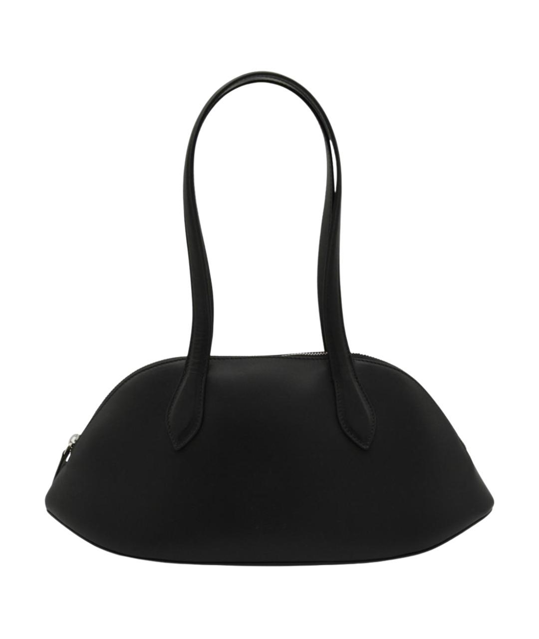 AESTHER EKME Черная кожаная сумка через плечо, фото 1