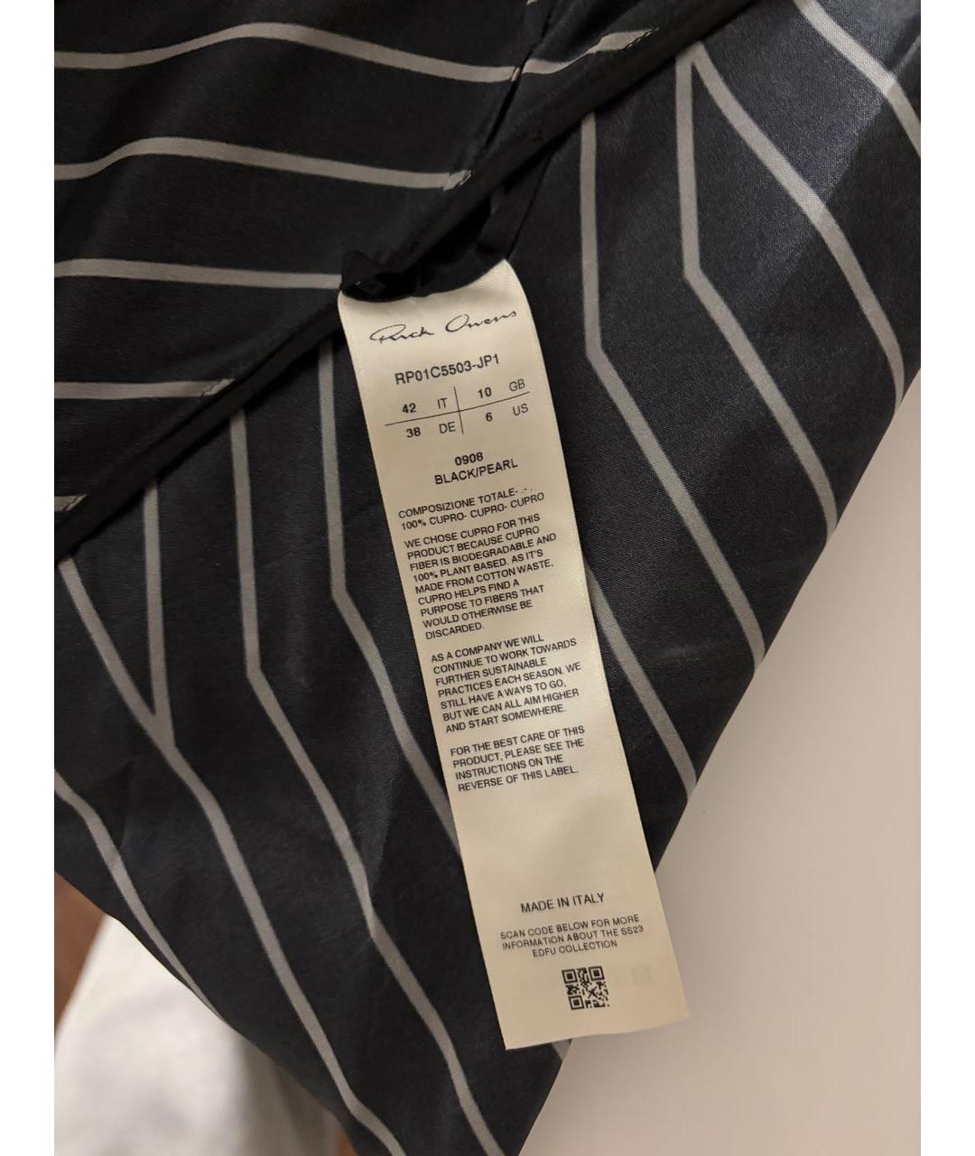 RICK OWENS Черное вечернее платье, фото 5