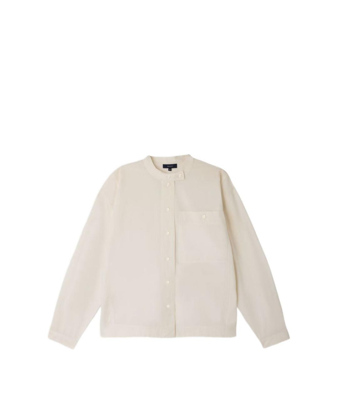 SOEUR Белая хлопковая рубашка, фото 4