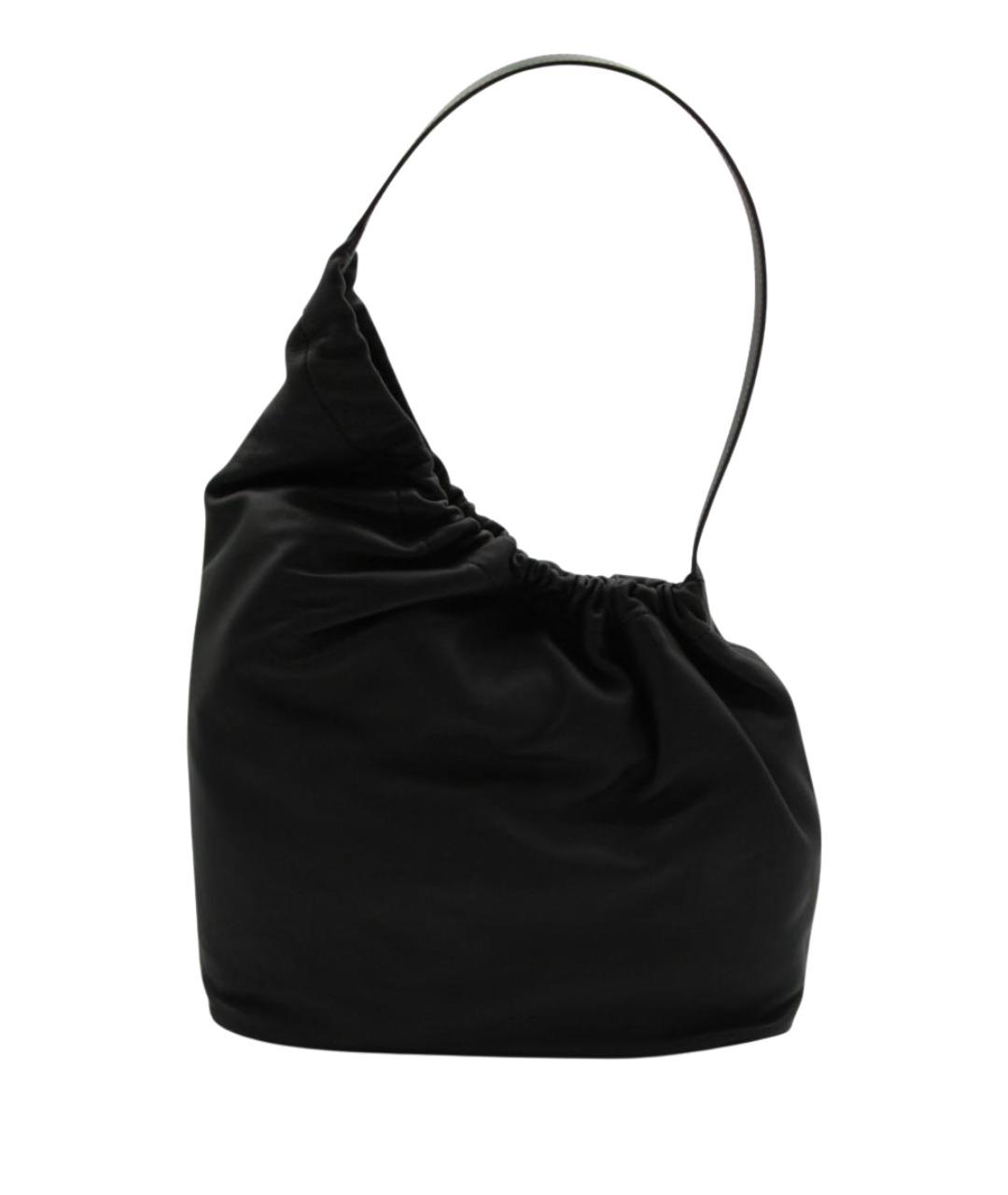 AESTHER EKME Черная кожаная сумка через плечо, фото 1