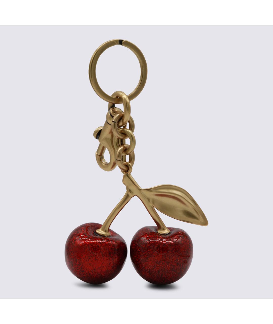 COACH Красный брелок, фото 3