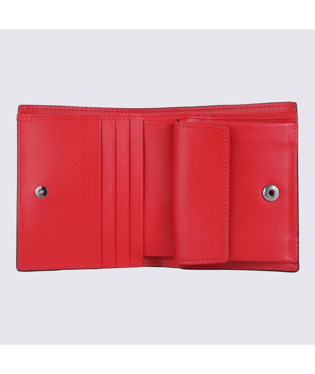 CHRISTIAN LOUBOUTIN Черный кожаный кошелек, фото 2