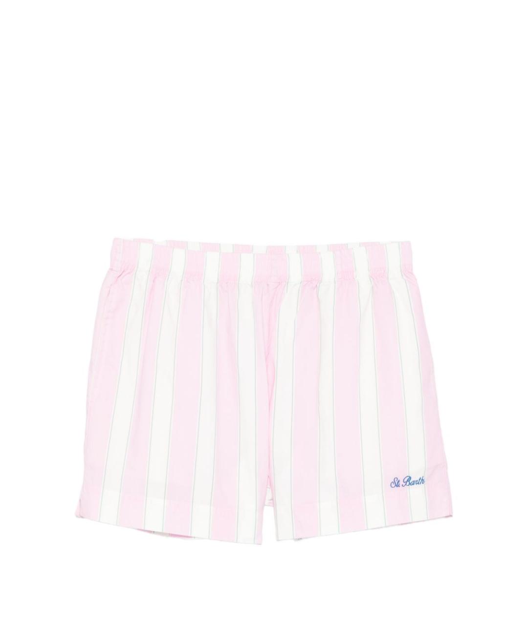 MC2 SAINT BARTH Розовые хлопковые шорты, фото 1