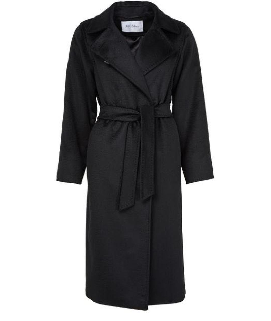 MAX MARA Черное шерстяное пальто, фото 1