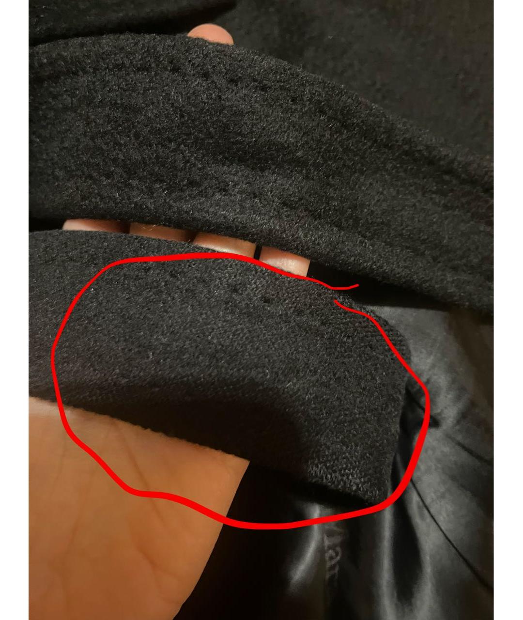 MAX MARA Черное шерстяное пальто, фото 6