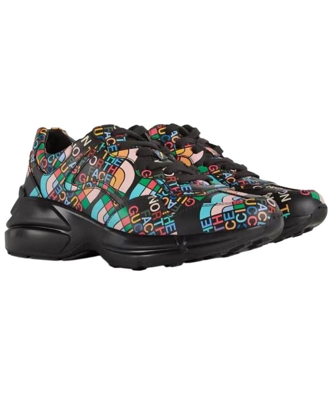 GUCCI Черные кроссовки, фото 2