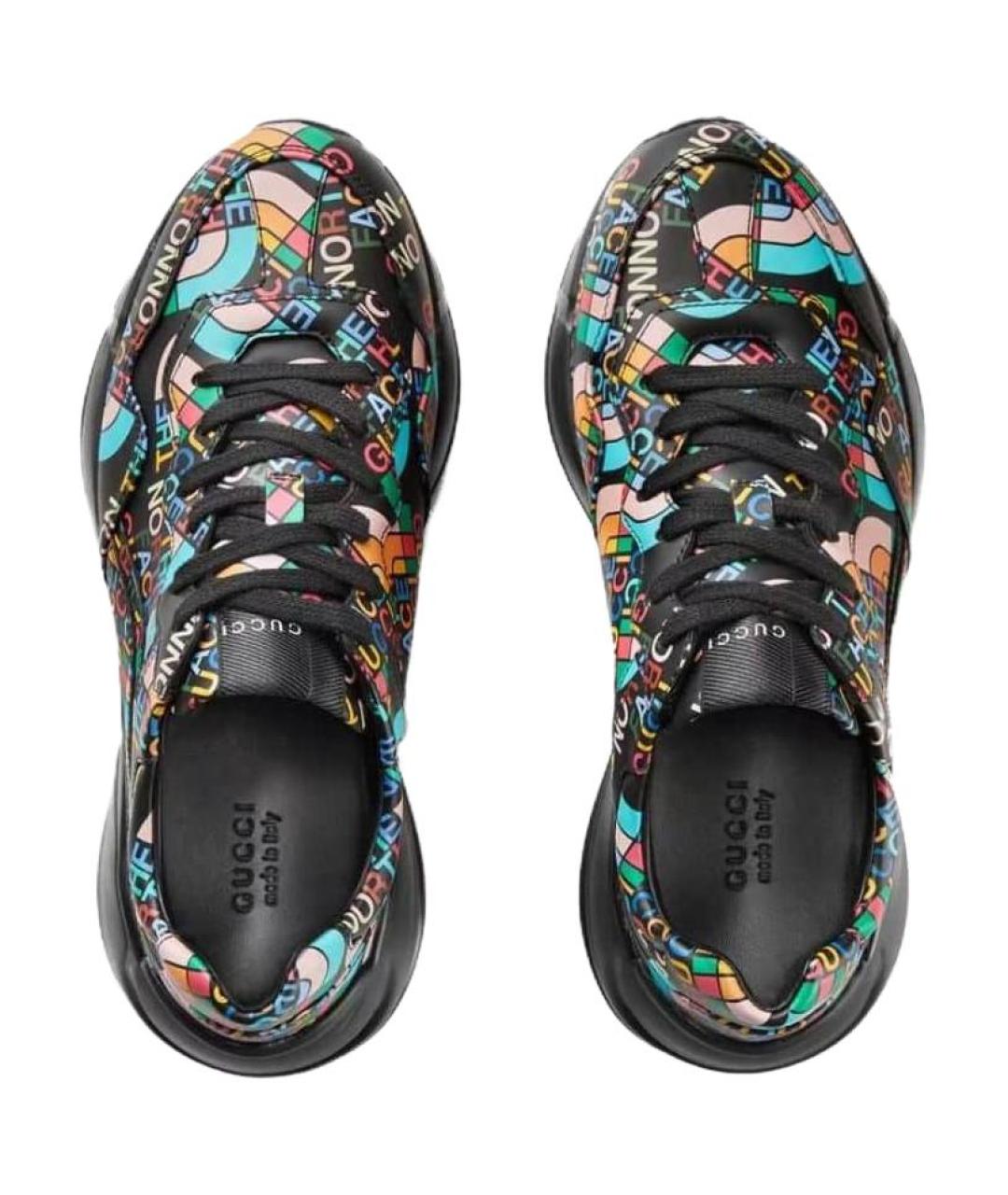 GUCCI Черные кроссовки, фото 3