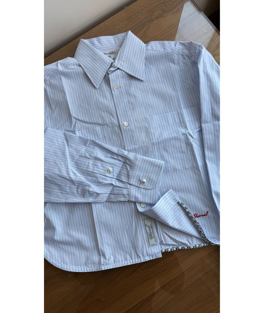 CHANEL Голубая рубашка, фото 4