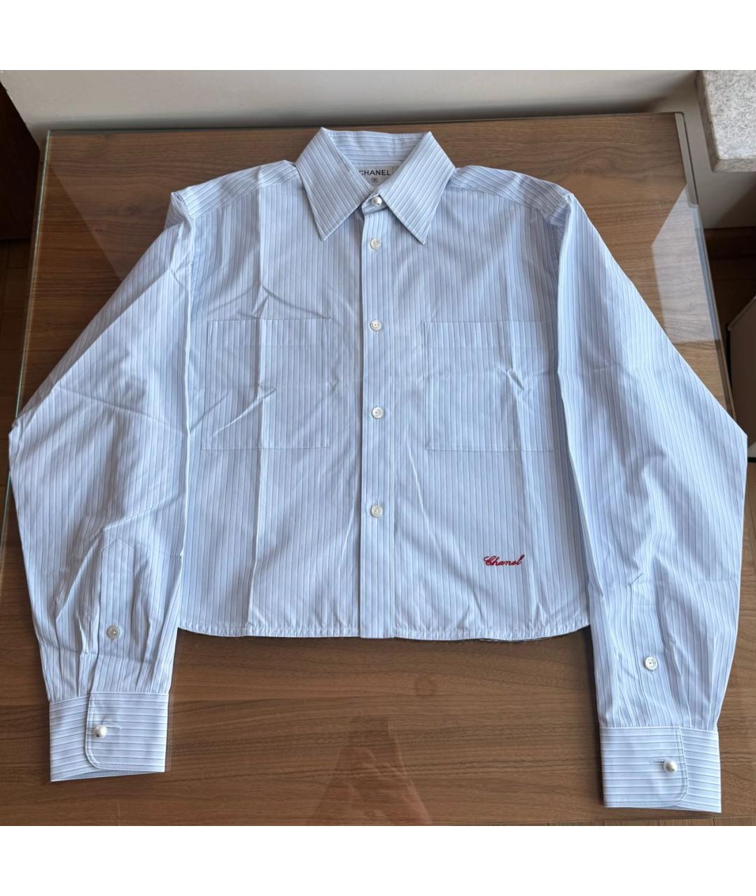 CHANEL Голубая рубашка, фото 5