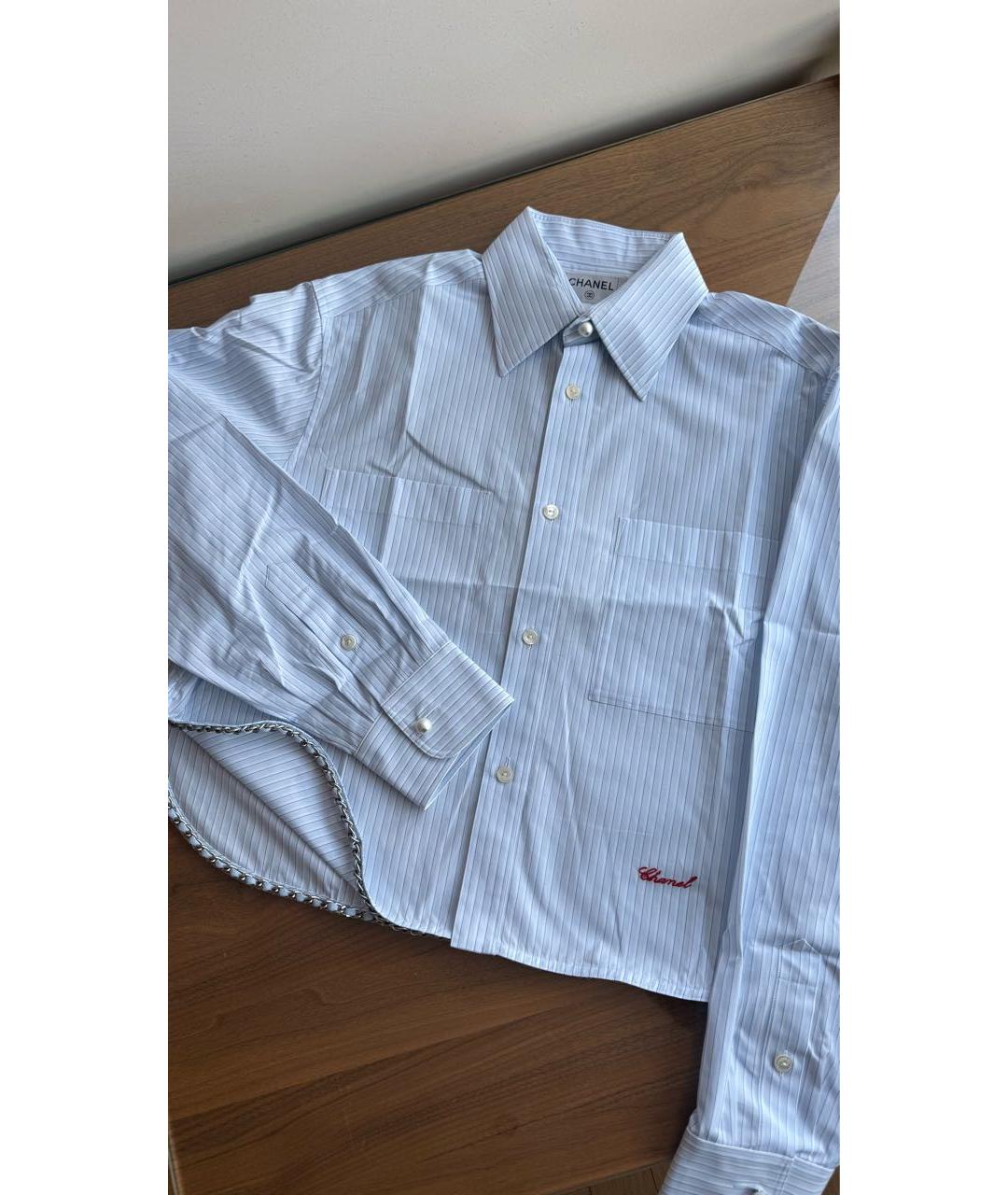 CHANEL Голубая рубашка, фото 3