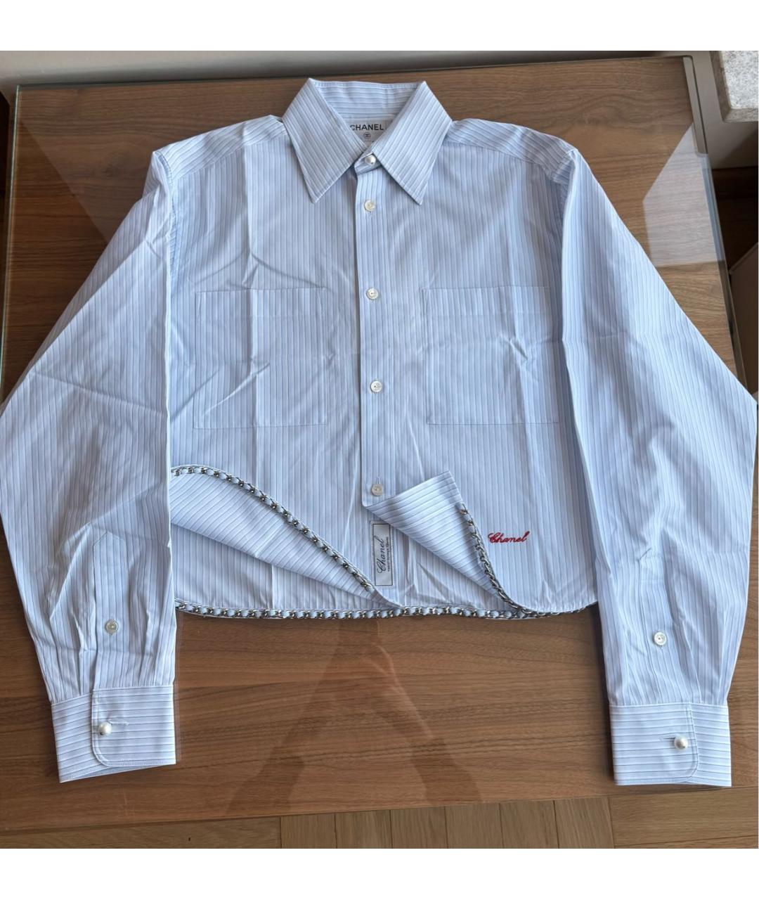 CHANEL Голубая рубашка, фото 2