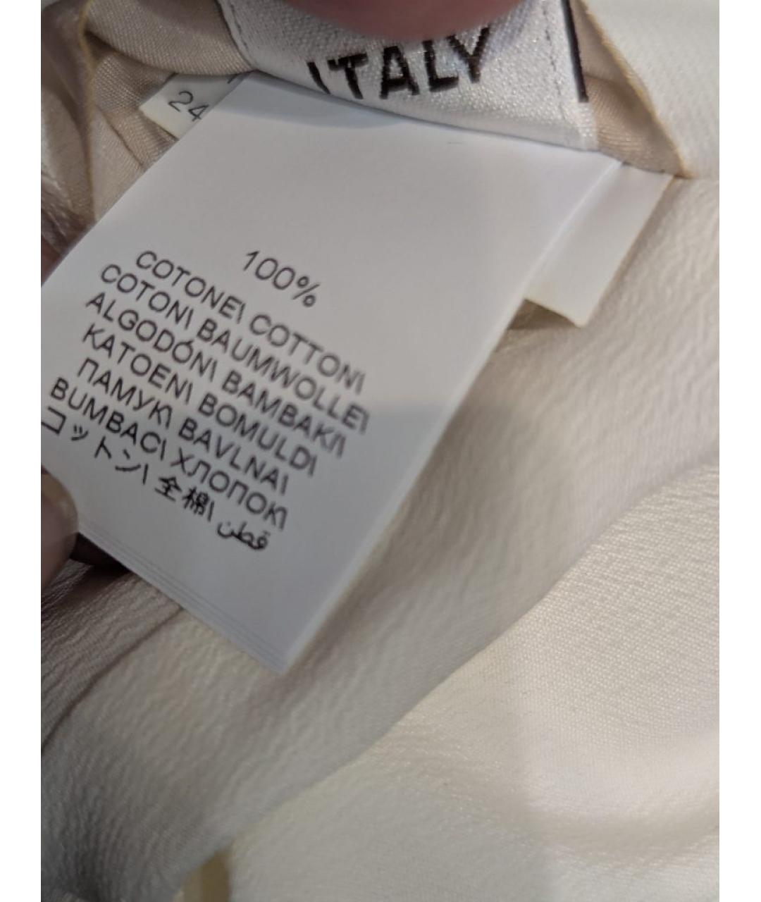 BRUNELLO CUCINELLI Белая юбка макси, фото 7