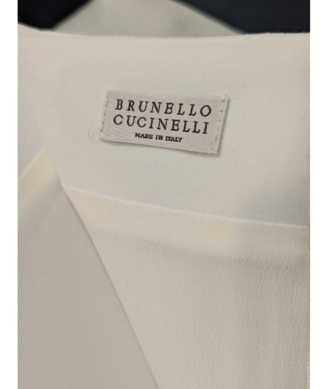 BRUNELLO CUCINELLI Белая юбка макси, фото 3