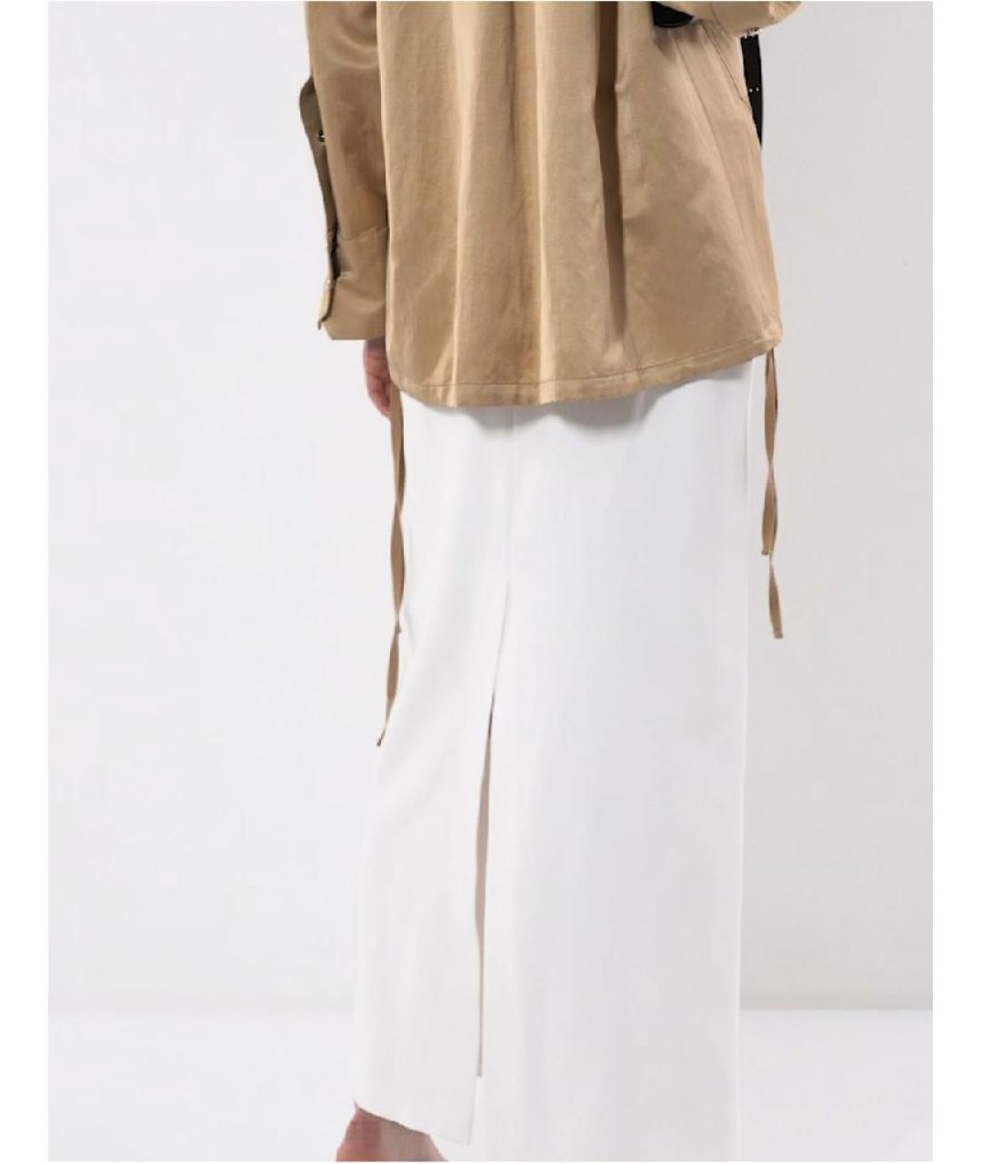 BRUNELLO CUCINELLI Белая юбка макси, фото 2