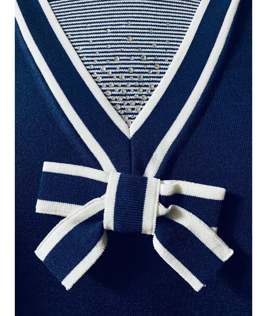 ESCADA Синий вискозный костюм с юбками, фото 7