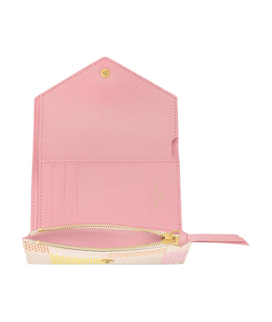 LOUIS VUITTON Розовый кошелек, фото 3