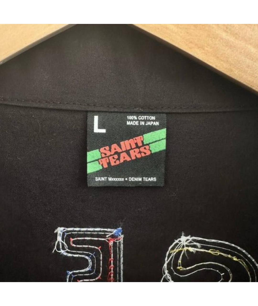 Saint Michael Черная хлопковая куртка, фото 3