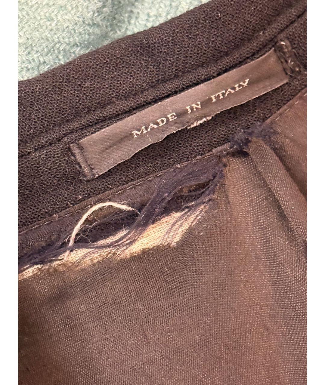 EMPORIO ARMANI Черное пальто, фото 5