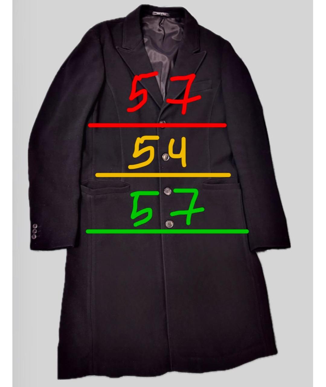 EMPORIO ARMANI Черное пальто, фото 2