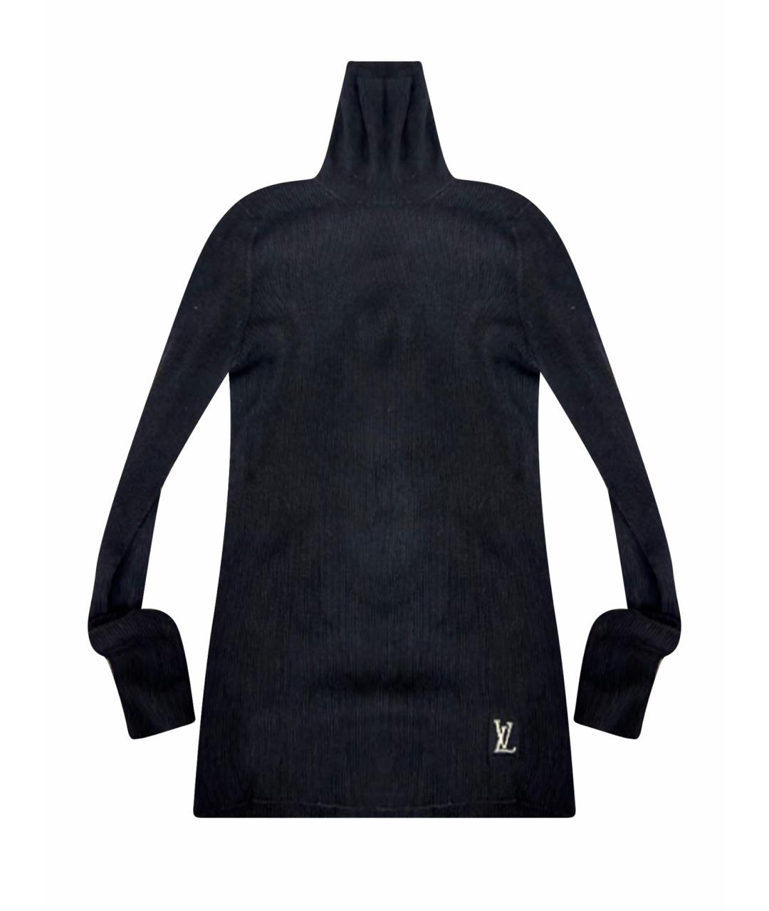 LOUIS VUITTON Черная шерстяная водолазка, фото 1