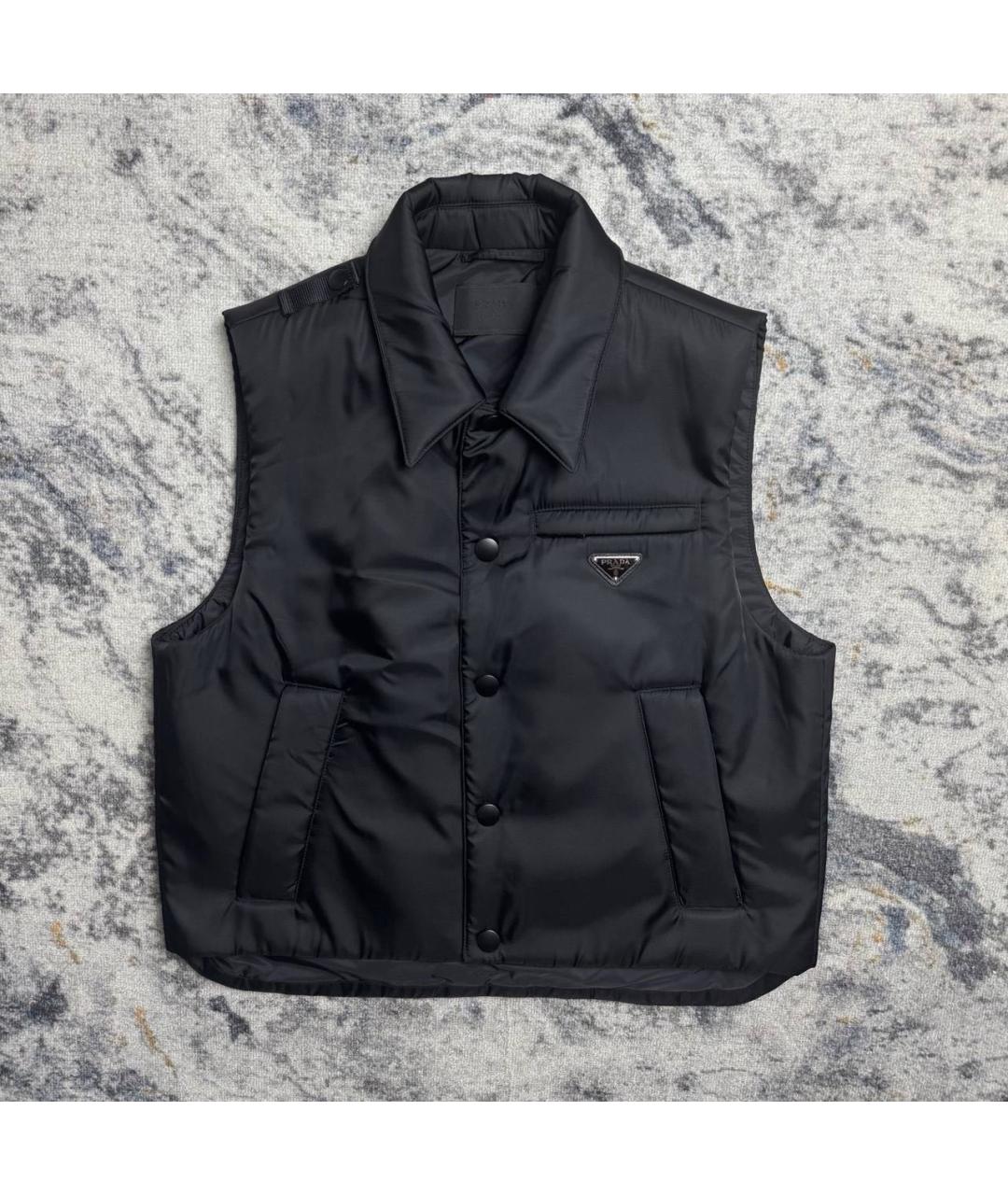 PRADA Черный хлопковый жилет, фото 9