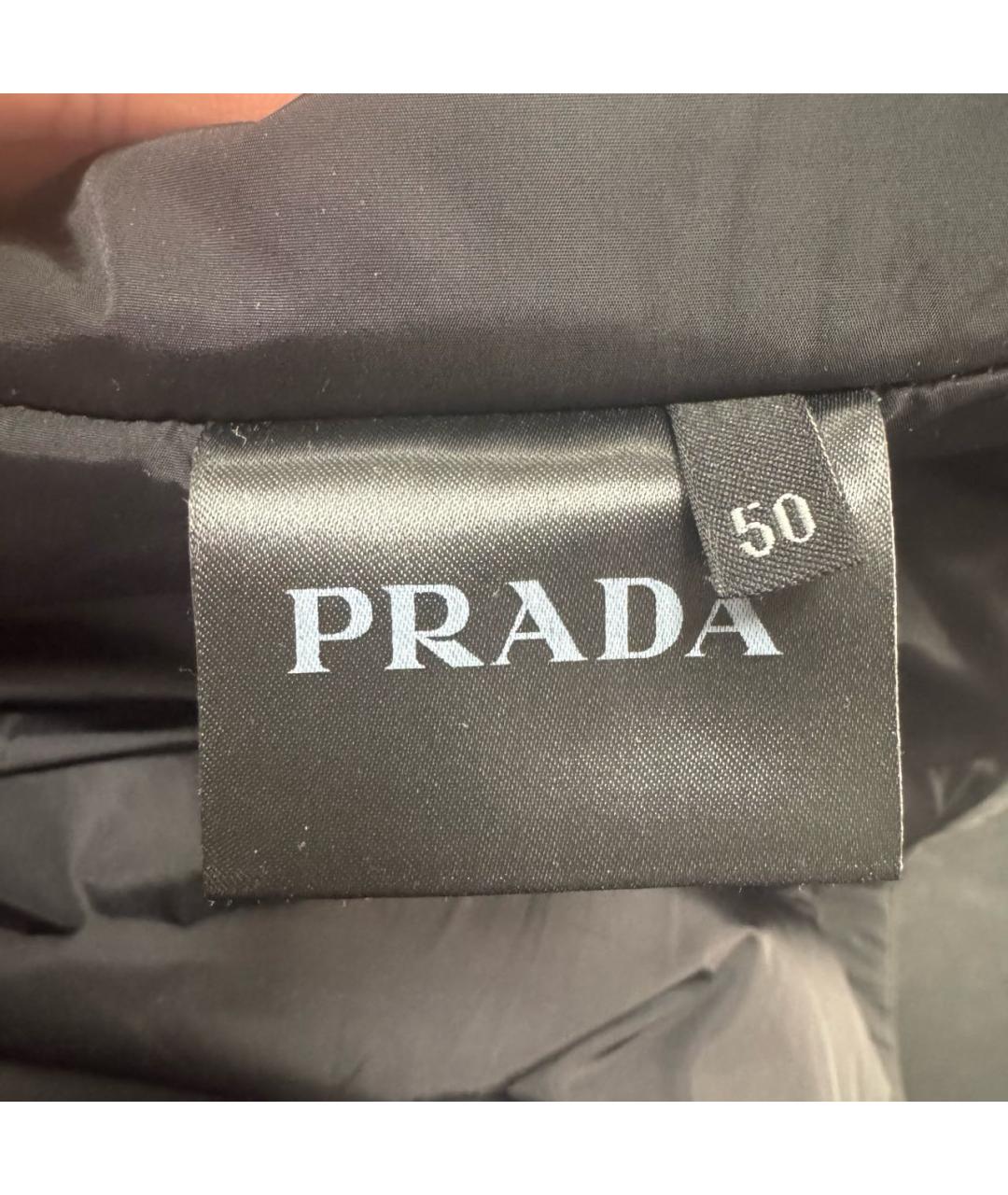 PRADA Черный хлопковый жилет, фото 6