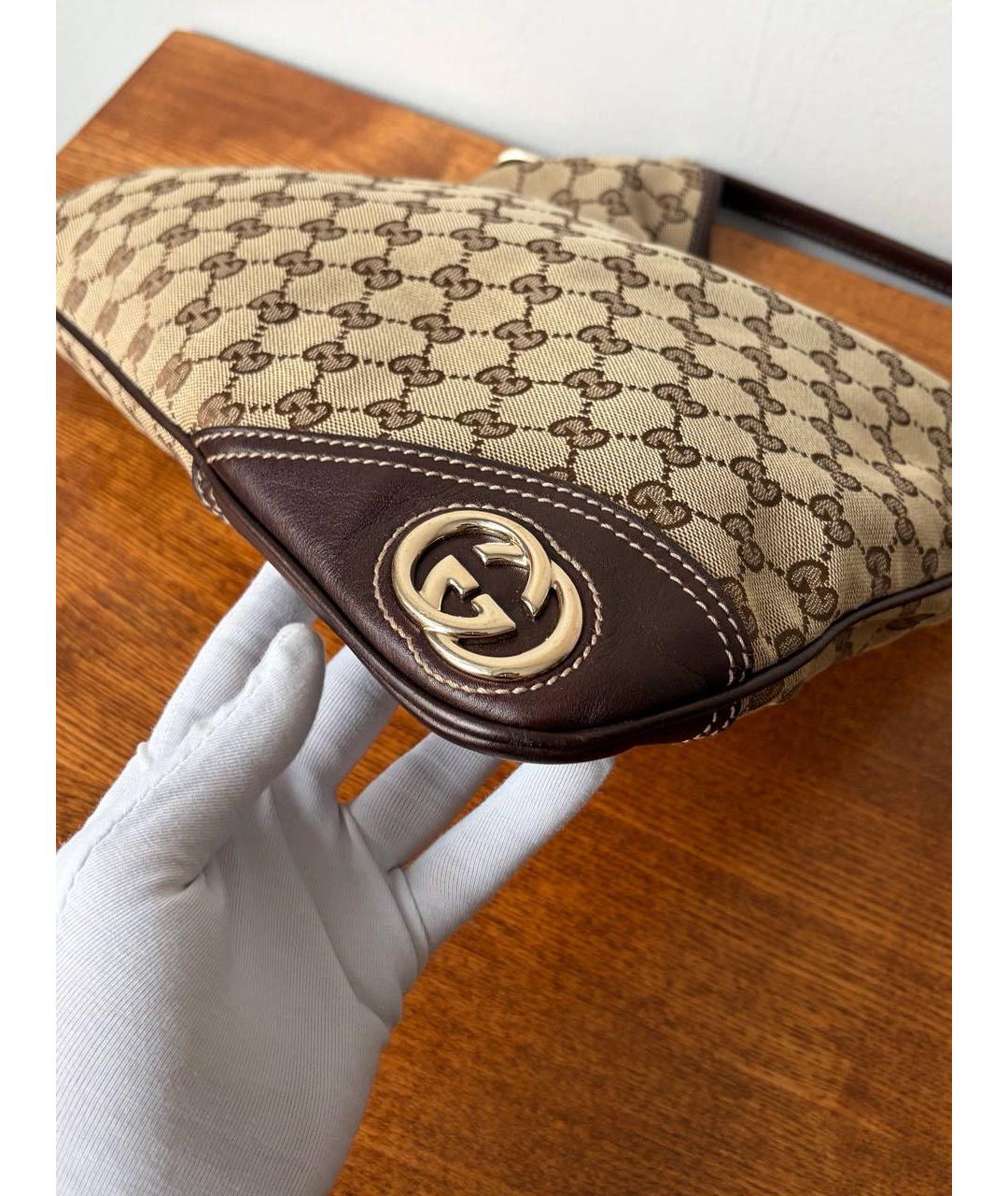 GUCCI Коричневая сумка через плечо, фото 8